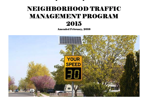 The Neighborhood Traffic Management Program