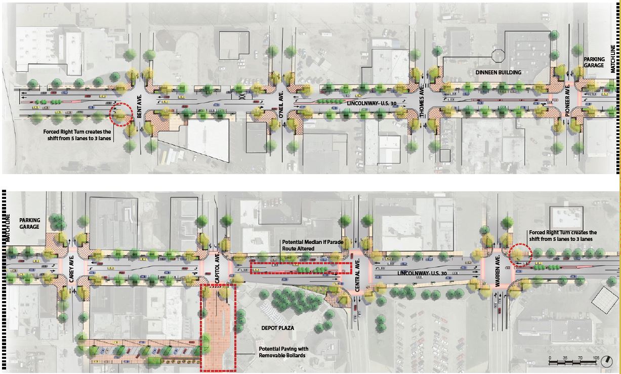 Downtown Lincolnway Placemaking Pedestrian and Urban Design Plan