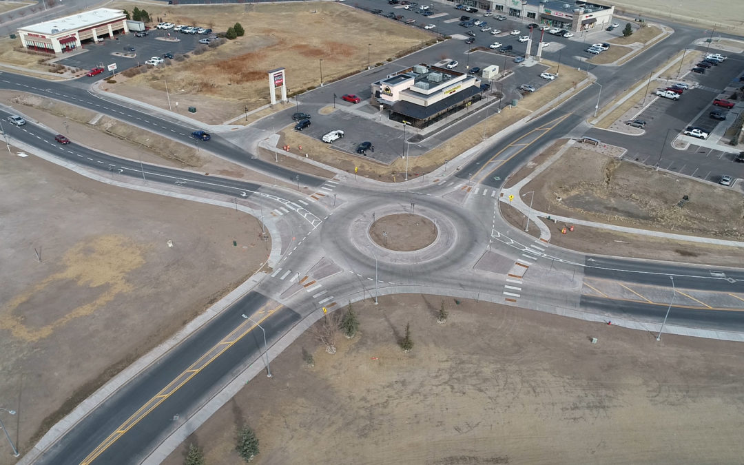 Prairie Avenue and Frontier Mall Roundabout